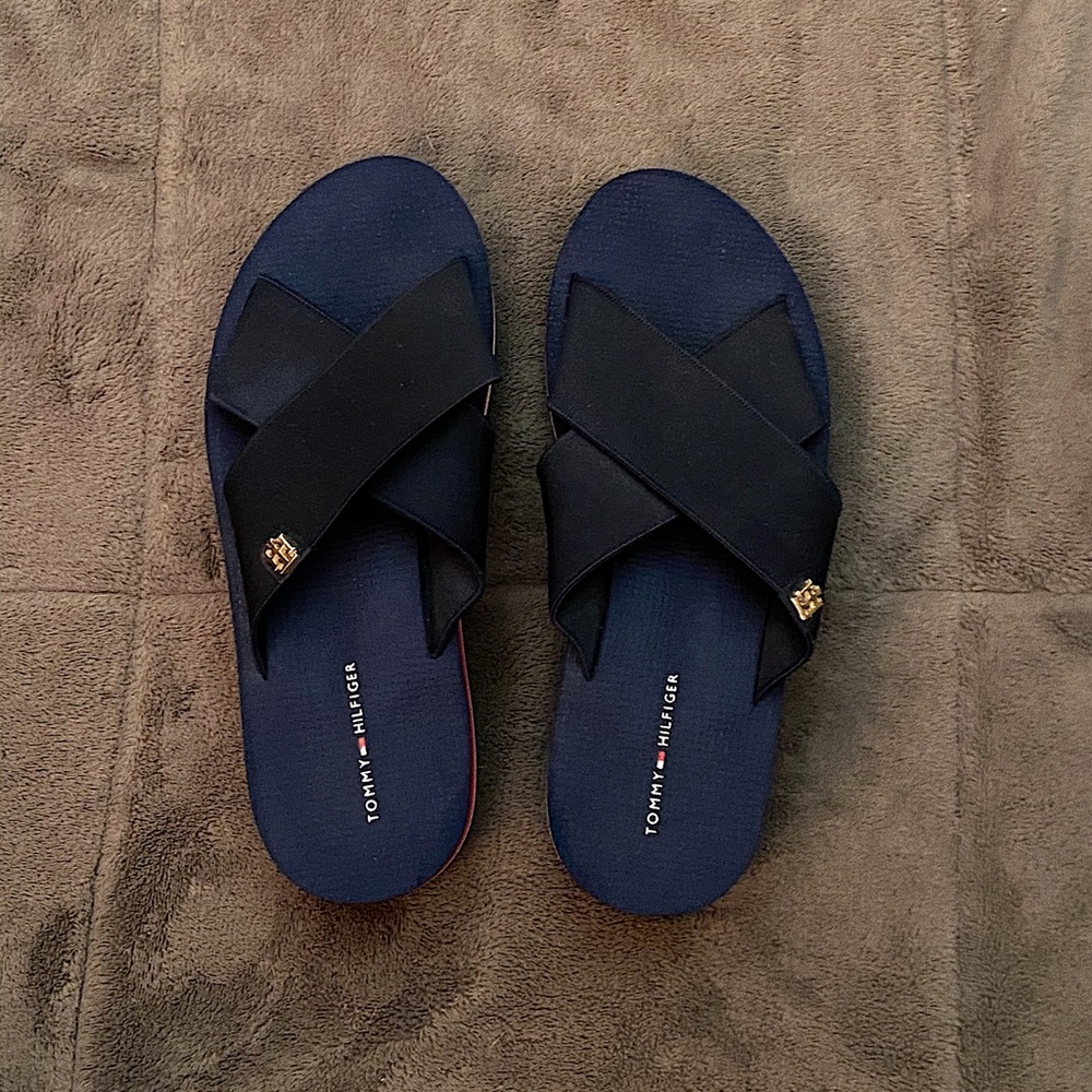 Tommy Hilfiger Slides.
